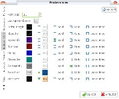 The configuration dialog.